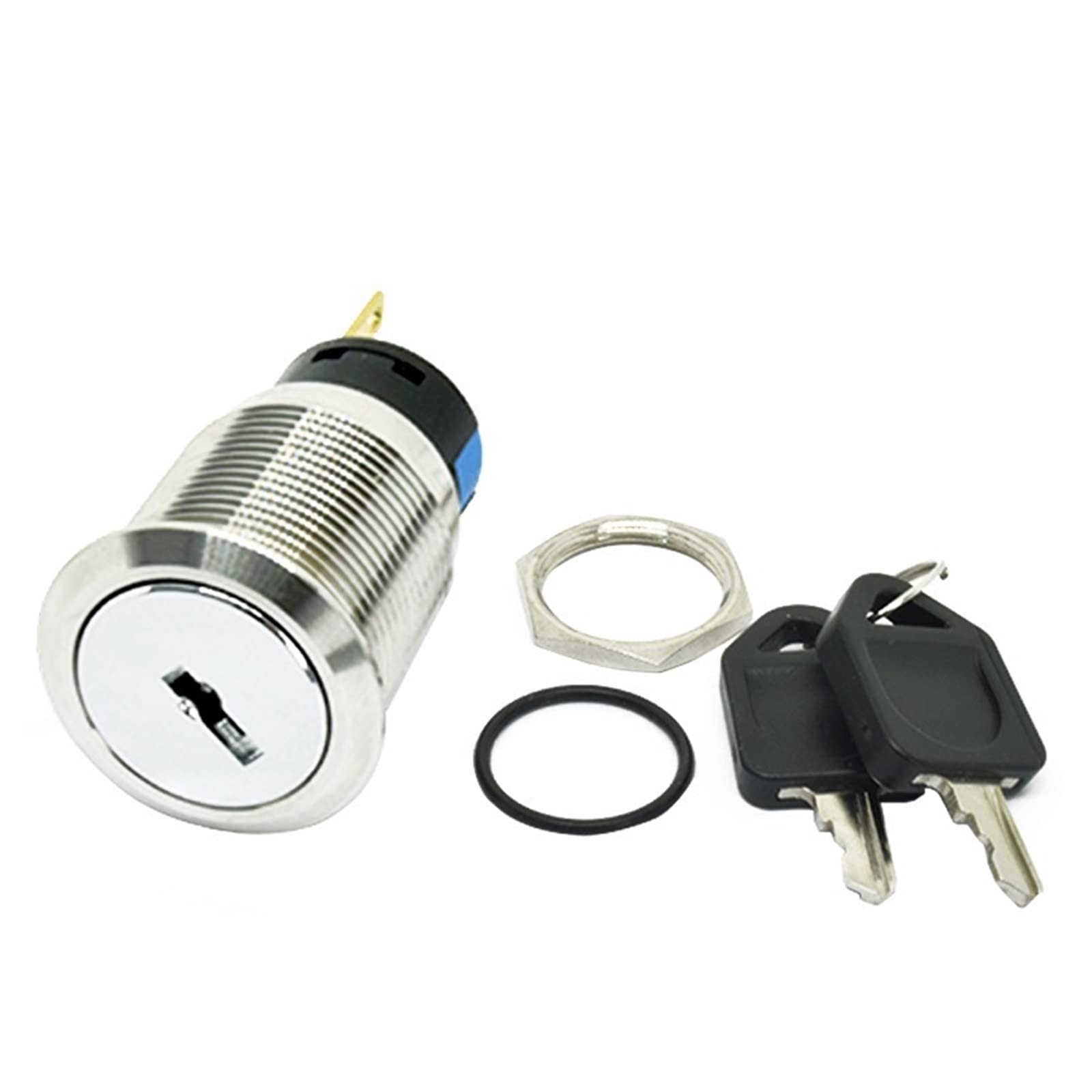 Amazon.co.jp: 19mm防水ステンレススチール2 3ポジションメタルキー